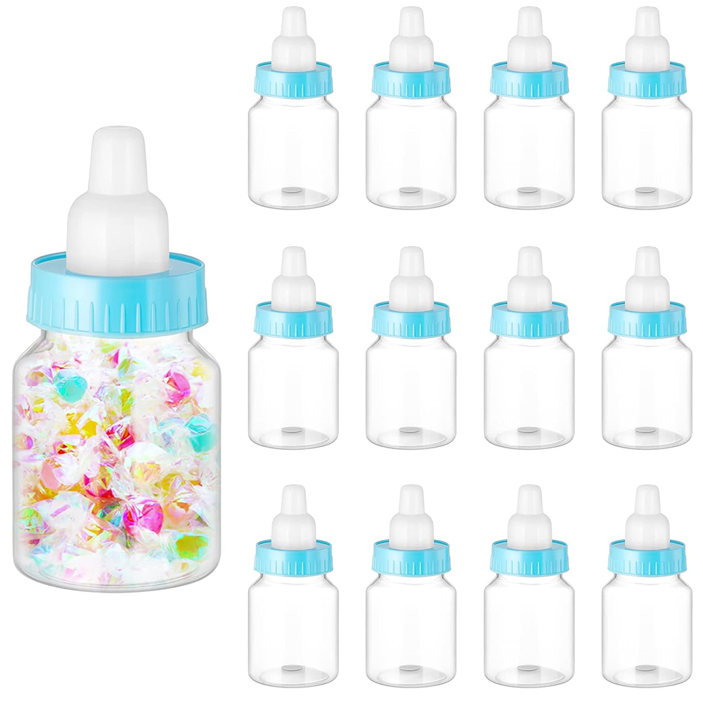 Zwitsal Baby Products - 12 Stücke Babyflasche Babypartybevorzugung Kunststoff Süßigkeitenflasche