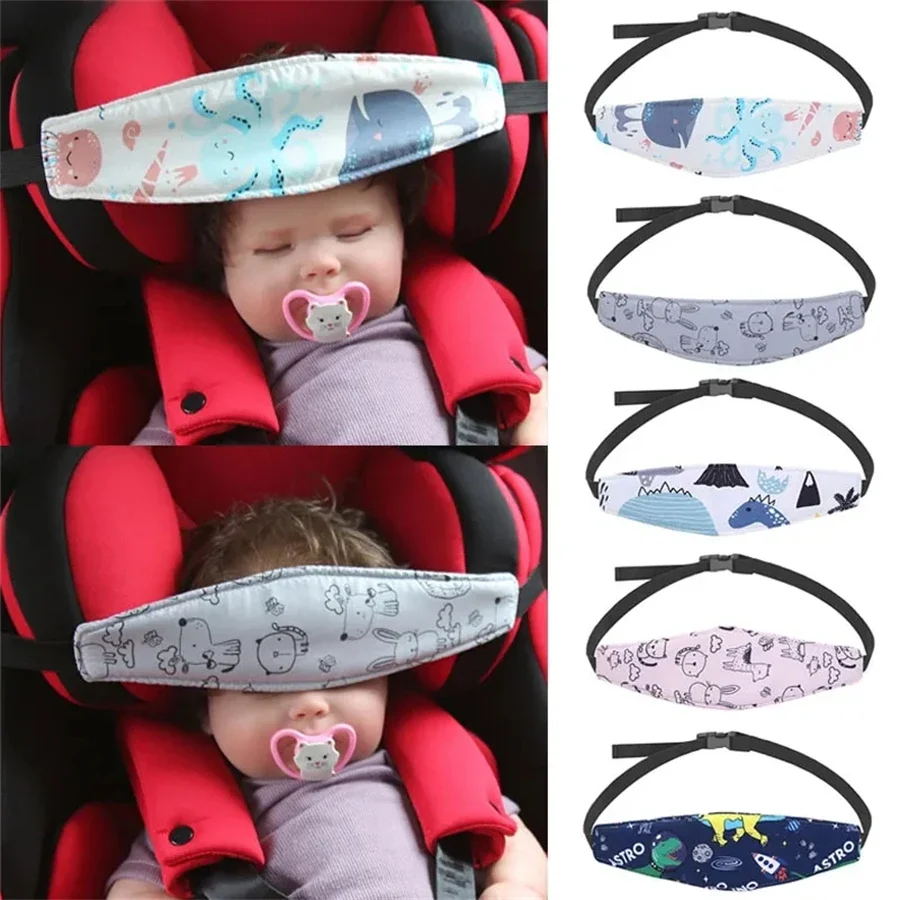 Infant Car Seat Cover - Baby Autositz Kopfstütze Kinder Befestigungsgurt Verstellbarer