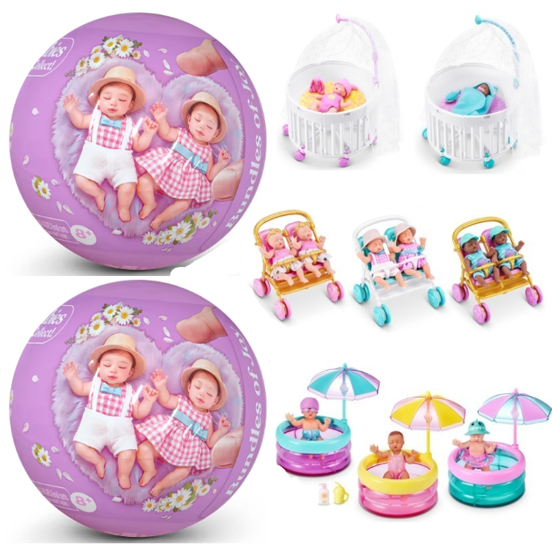 Baby Products Toys - Mini Überraschungs-Babyball-Blindbox 5er-Pack Realistische Simulationspuppe Kinder-Rollenspiel-Spielzeug